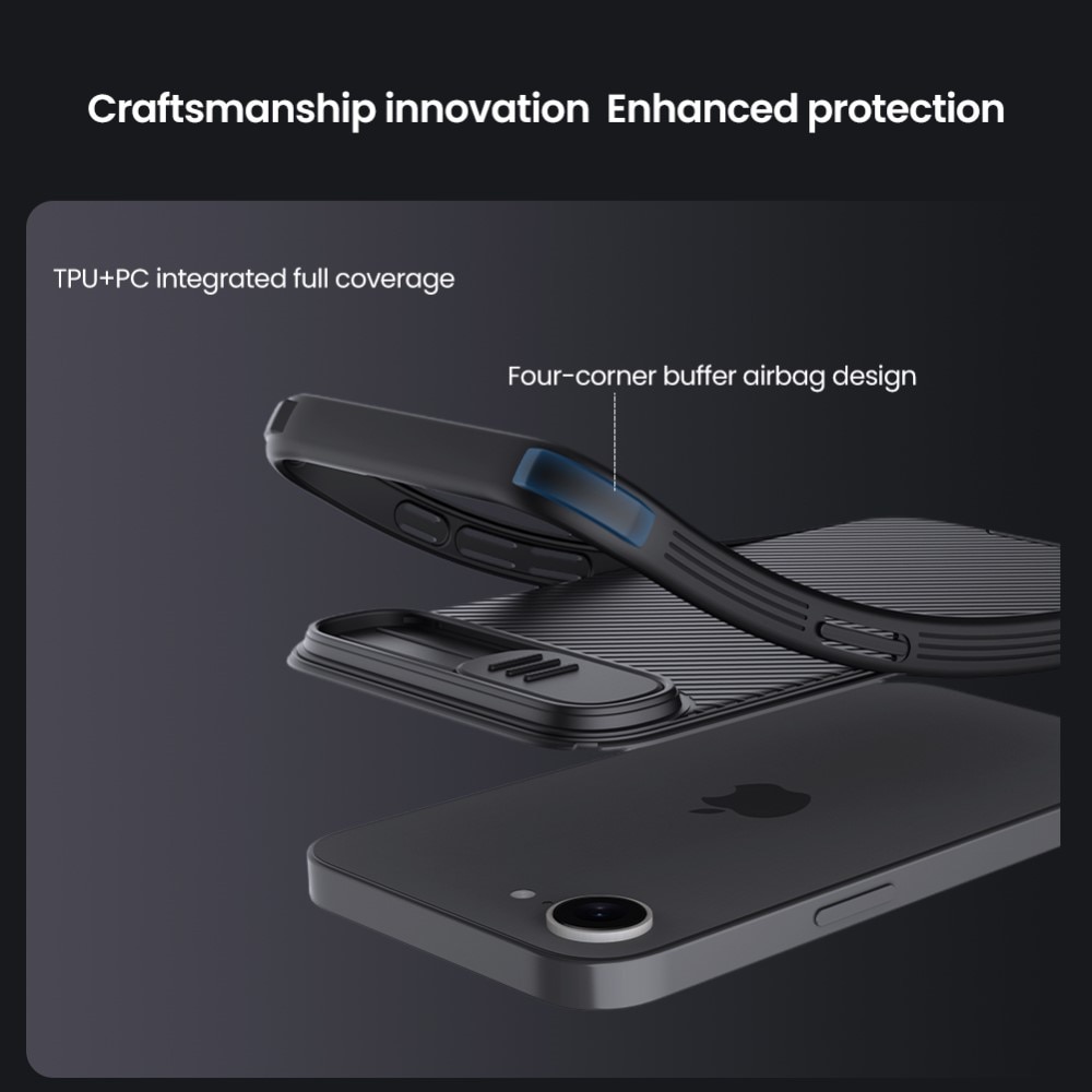 CamShield Cover iPhone 16e Sort