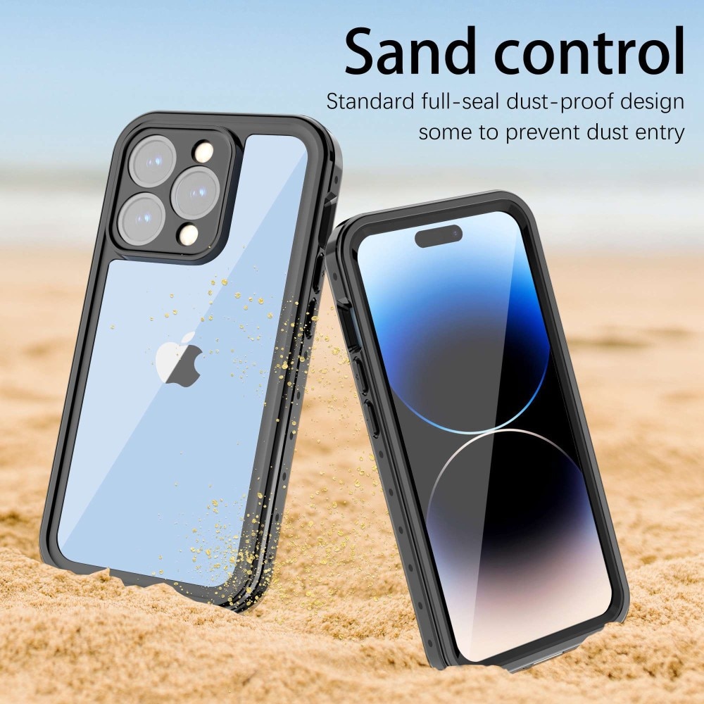 Vandtæt Cover iPhone 14 Pro gennemsigtig