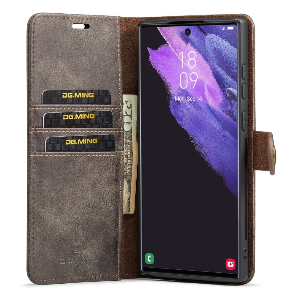 Magnet Wallet Samsung Galaxy S23 Ultra Brown