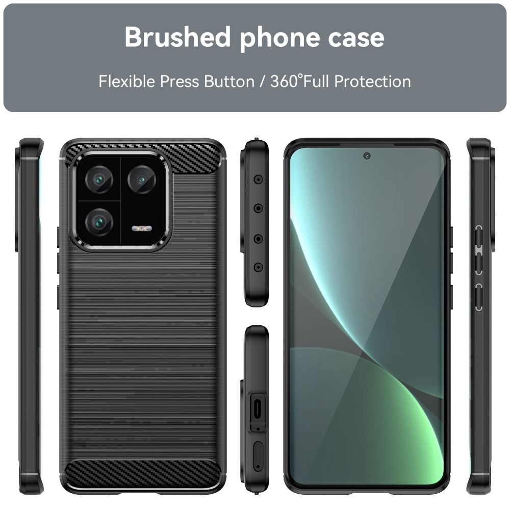 Xiaomi 13 Pro Cover TPU Brushed Black