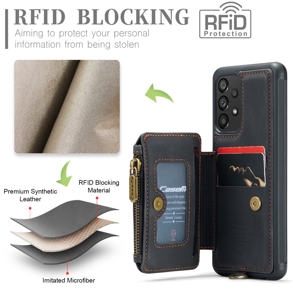 Multi-slot RFID blocking Cover Samsung Galaxy A54 sort