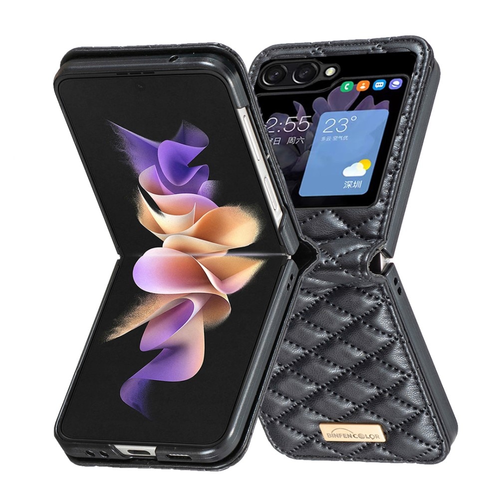 Etui Samsung Galaxy Z Flip 5 Quilted sort