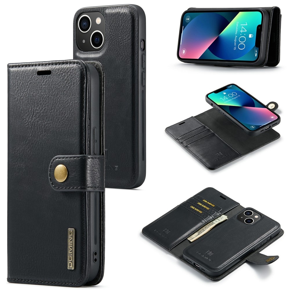 Magnet Wallet iPhone 15 Plus Black