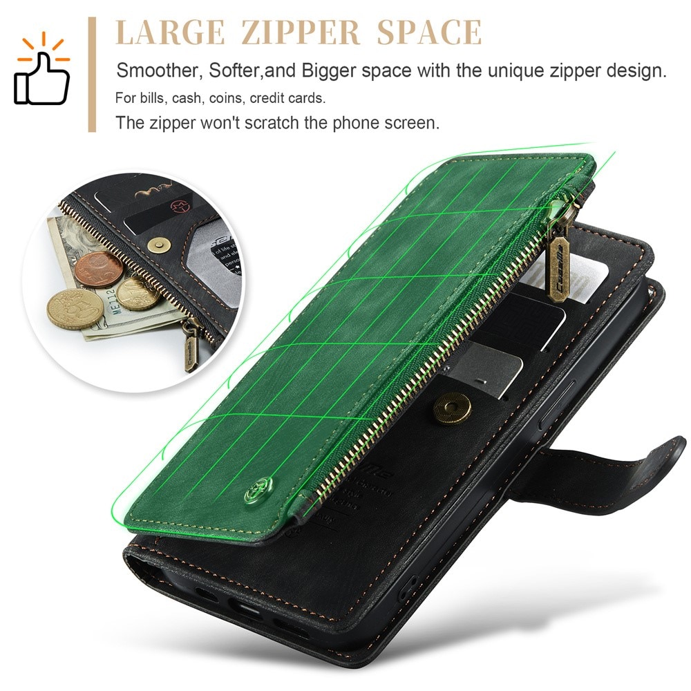 Zipper Wallet iPhone 15 Pro Sort