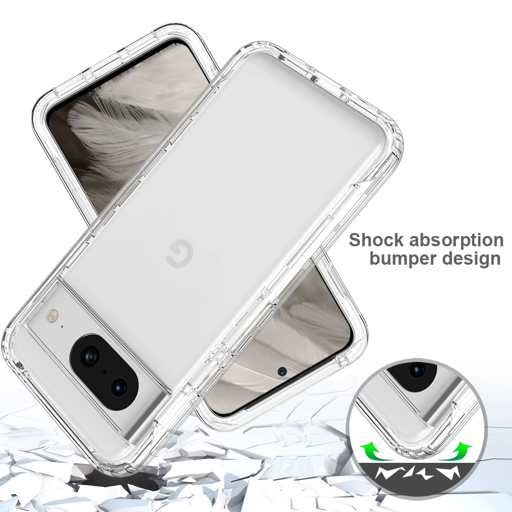 Full Cover Case Google Pixel 8 Gennemsigtig