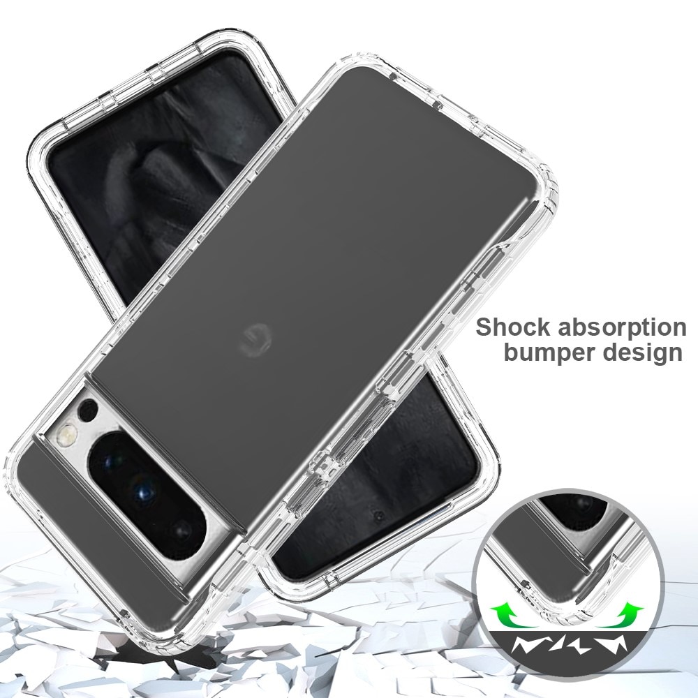 Full Protection Case Google Pixel 8 Pro gennemsigtig