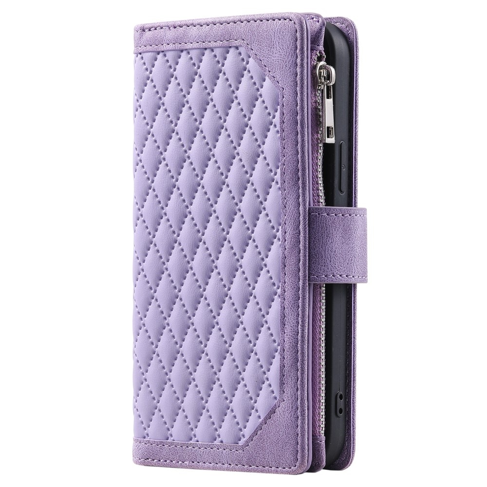 Pung Taske Samsung Galaxy S24 Quilted Lilla