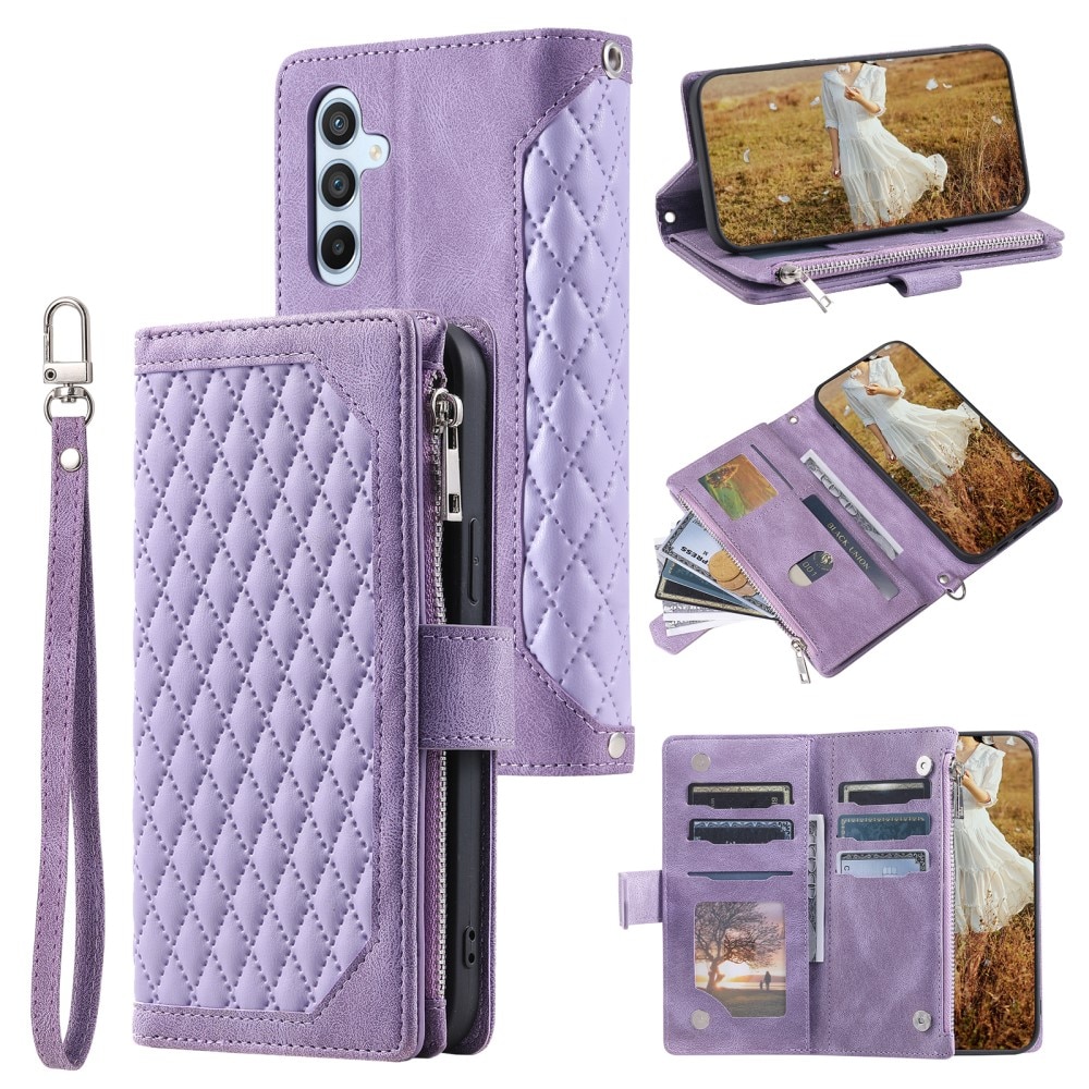 Pung Taske Samsung Galaxy S24 Plus Quilted Lilla