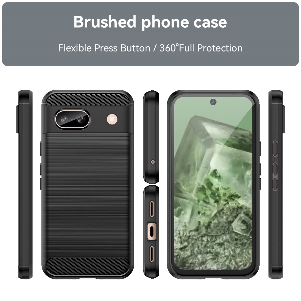 Google Pixel 8a Cover TPU Brushed Black