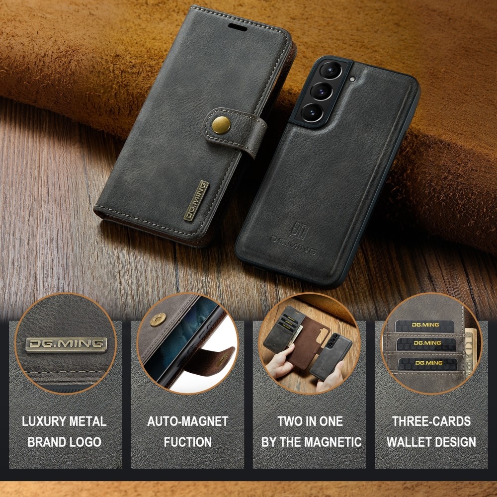 Magnet Wallet Samsung Galaxy S24 Plus Brown