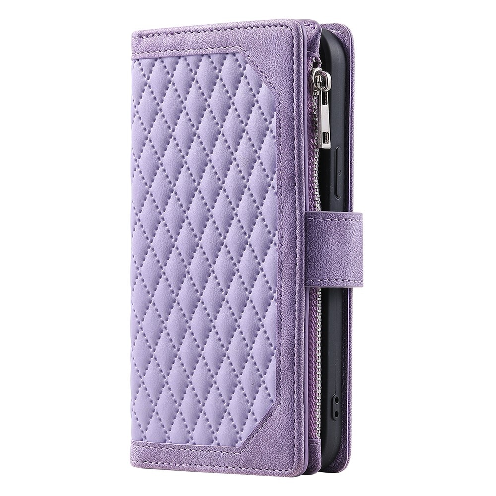 Pung Taske Samsung Galaxy A55 Quilted Lilla