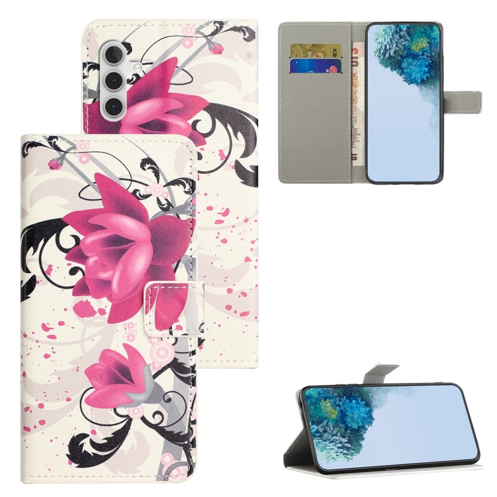 Mobiltaske Samsung Galaxy A55 flowers