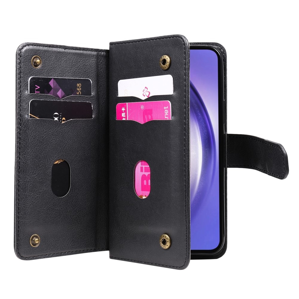 Mobiltaske Multi-slot Samsung Galaxy A55 sort