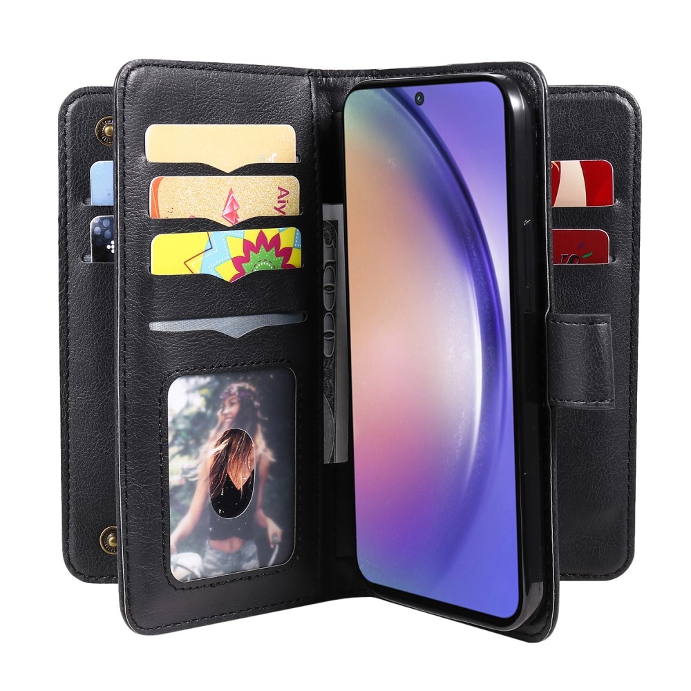 Mobiltaske Multi-slot Samsung Galaxy A55 sort