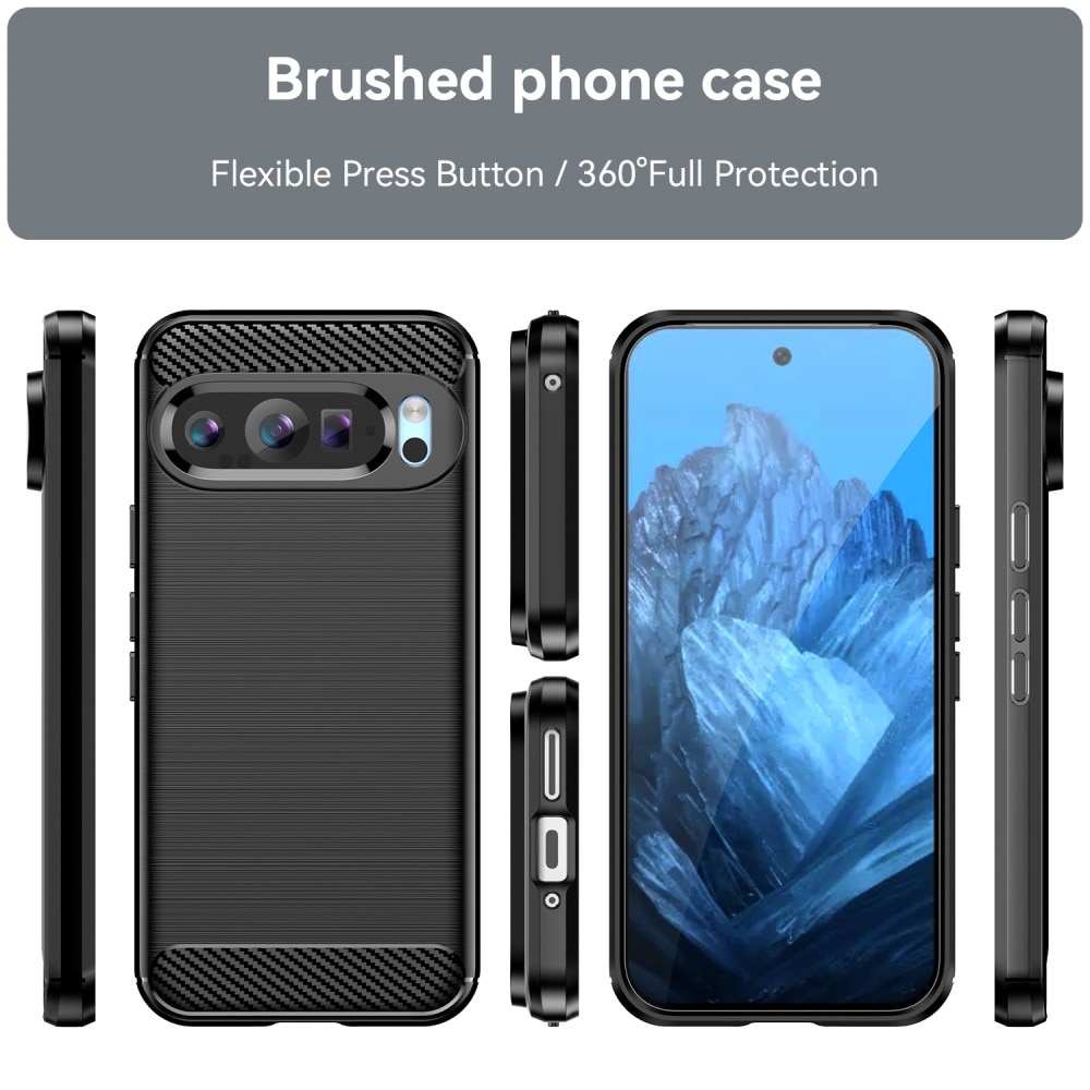 Google Pixel 9 Cover TPU Brushed Black