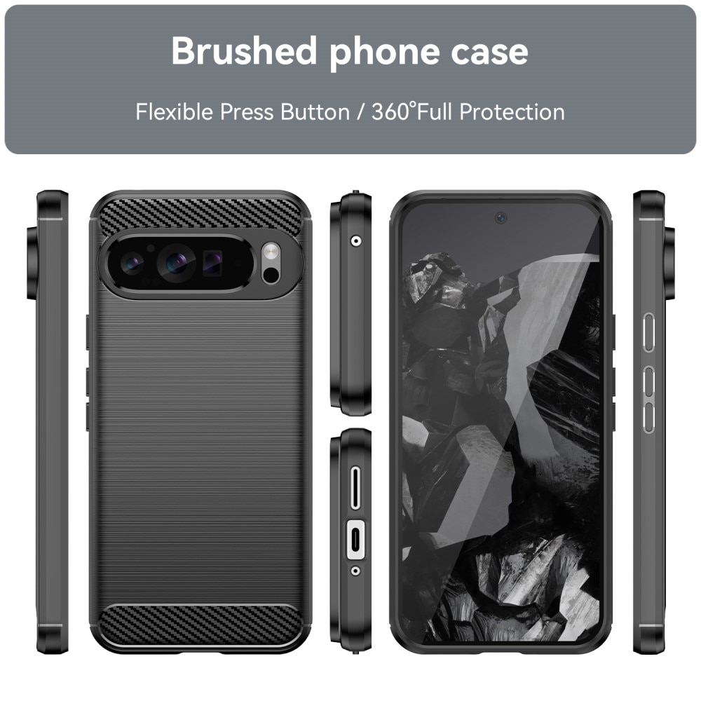 Google Pixel 9 Pro XL Cover TPU Brushed Black