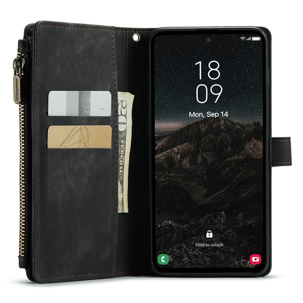 Zipper Wallet Samsung Galaxy S24 Sort