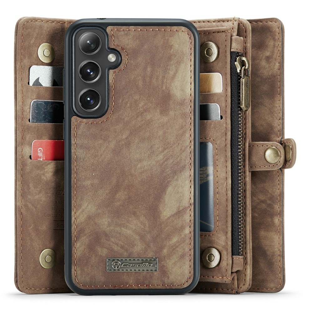 Multi-slot Mobiltaske Samsung Galaxy S24 brun