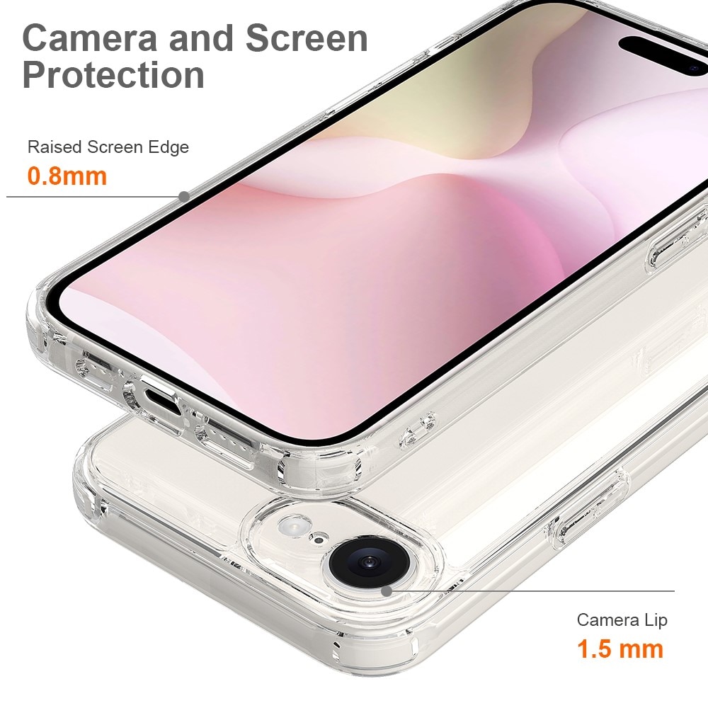 Hybridcover iPhone SE (2024) gennemsigtig