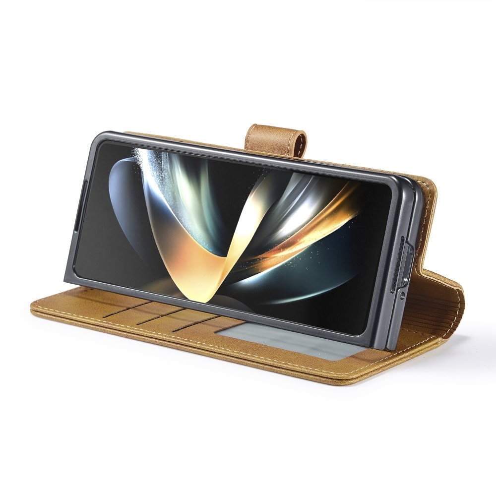 Tegnebogsetui Samsung Galaxy Z Fold 6 cognac