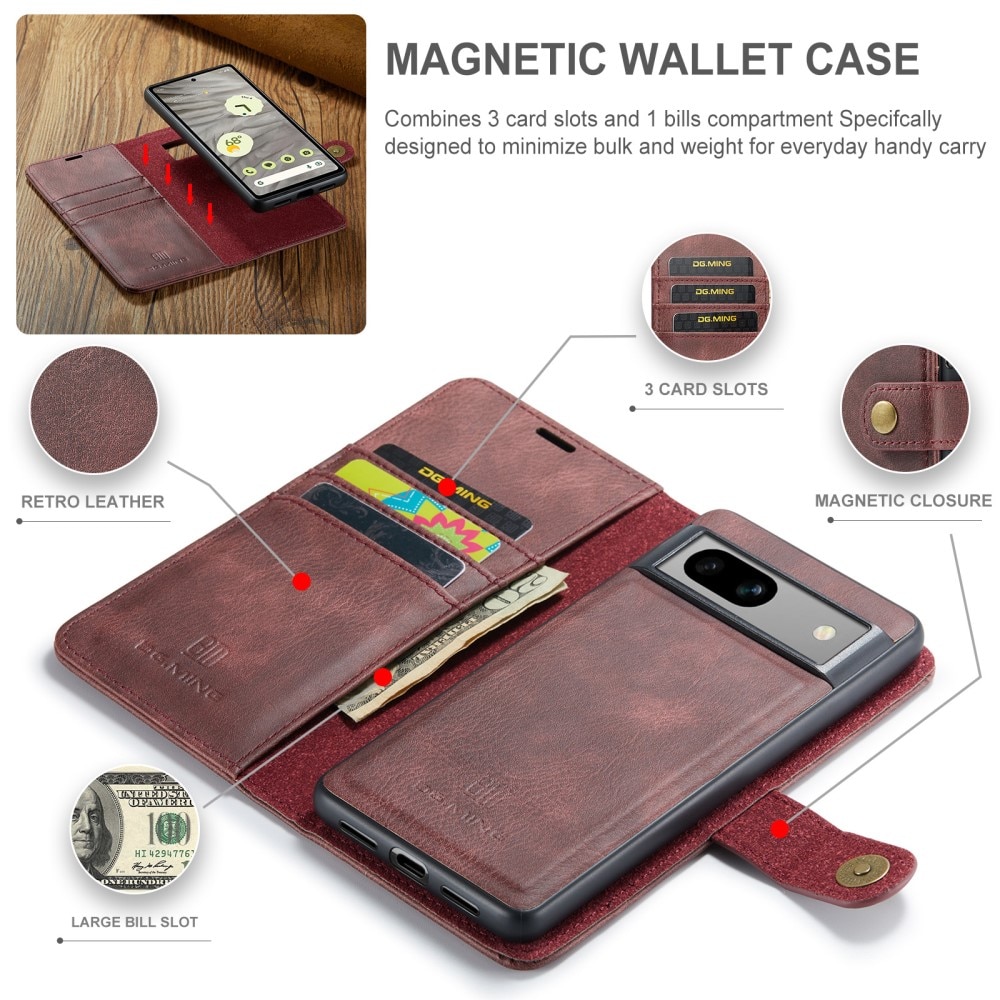 Magnet Wallet Google Pixel 9 Red