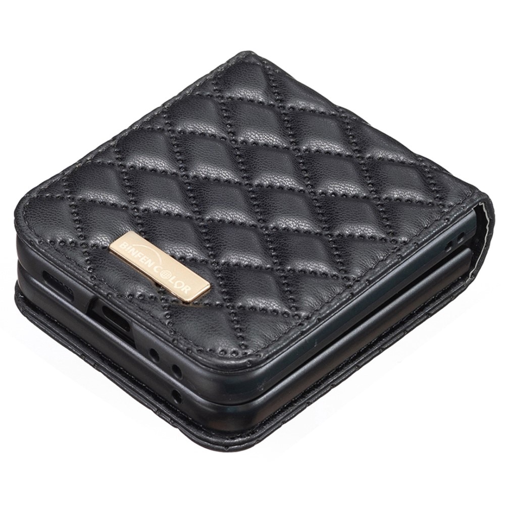 Etui Samsung Galaxy Z Flip 6 Quilted sort