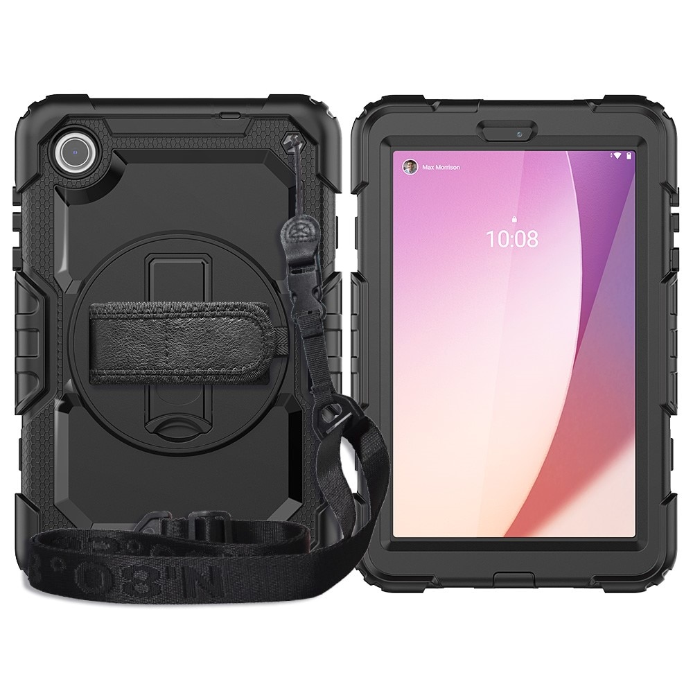 Stødsikker Full Protection Hybridcover Lenovo Tab M8 (4th Gen) sort