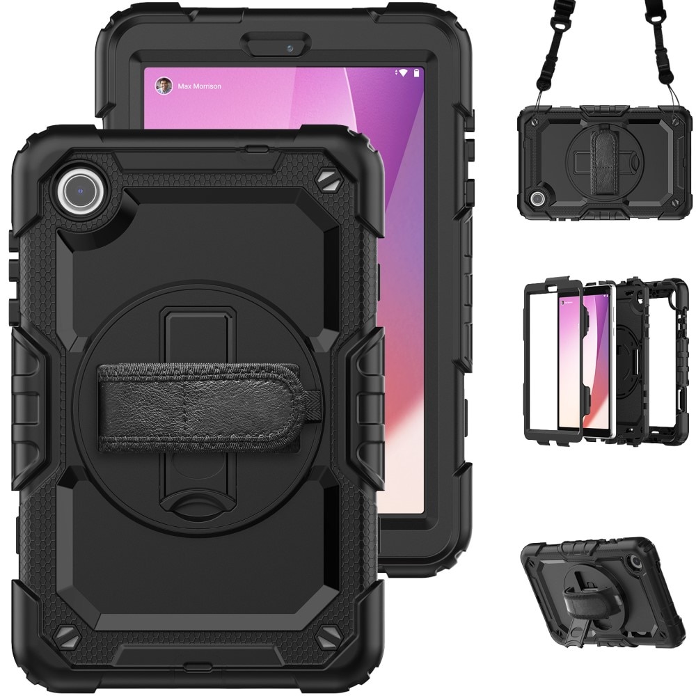 Stødsikker Full Protection Hybridcover Lenovo Tab M8 (4th Gen) sort