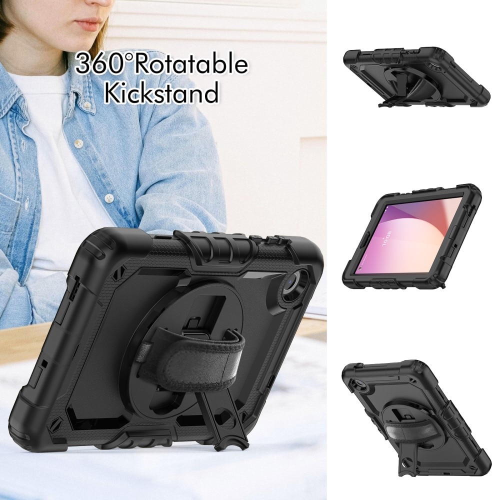 Stødsikker Full Protection Hybridcover Lenovo Tab M8 (4th Gen) sort