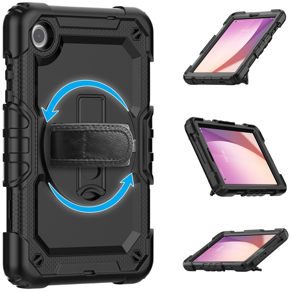 Stødsikker Full Protection Hybridcover Lenovo Tab M8 (4th Gen) sort