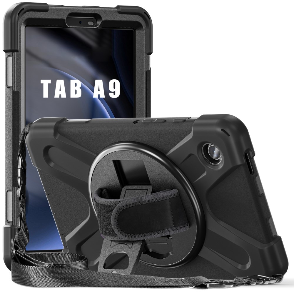 Stødsikker Hybridcover Samsung Galaxy Tab A9 sort