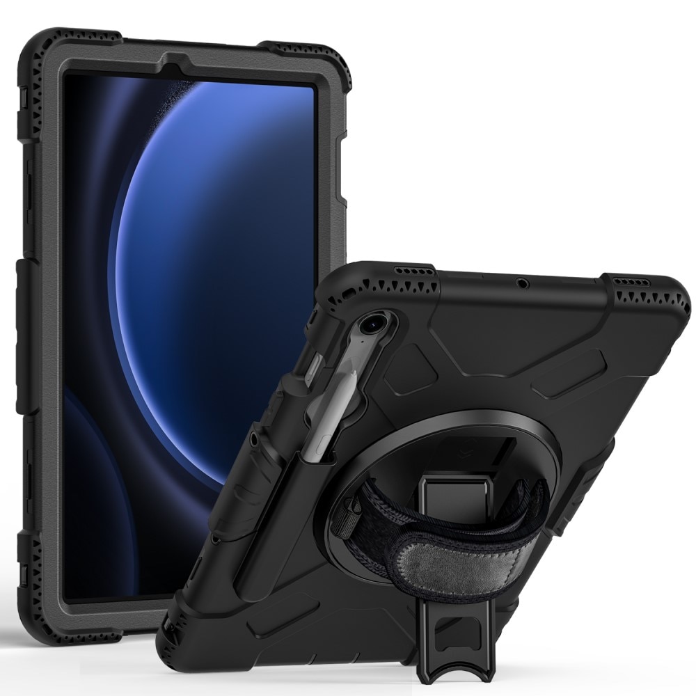 Stødsikker Hybridcover Samsung Galaxy Tab S9 sort