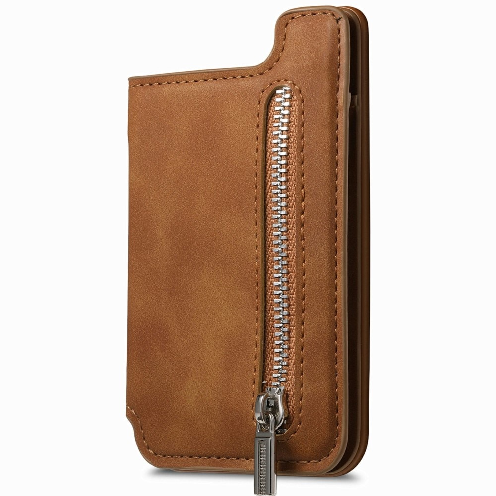 MagSafe RFID-kortholder med stand cognac