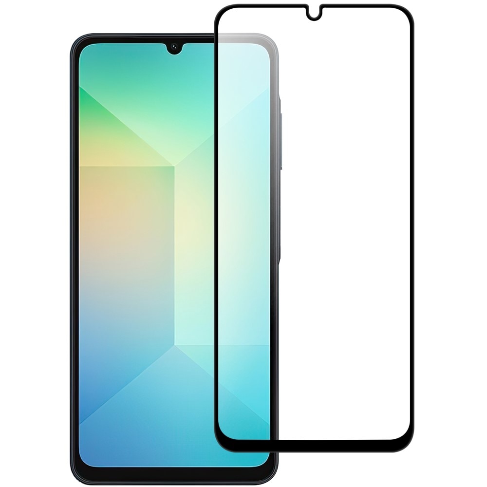 Full-fit Hærdet Glas Skærmbeskytter Samsung Galaxy A16 sort