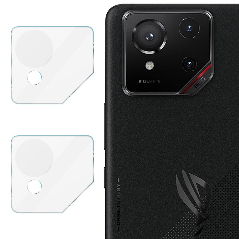 2-pak Hærdet Glas Linsebeskytter Asus ROG Phone 9 Pro gennemsigtig