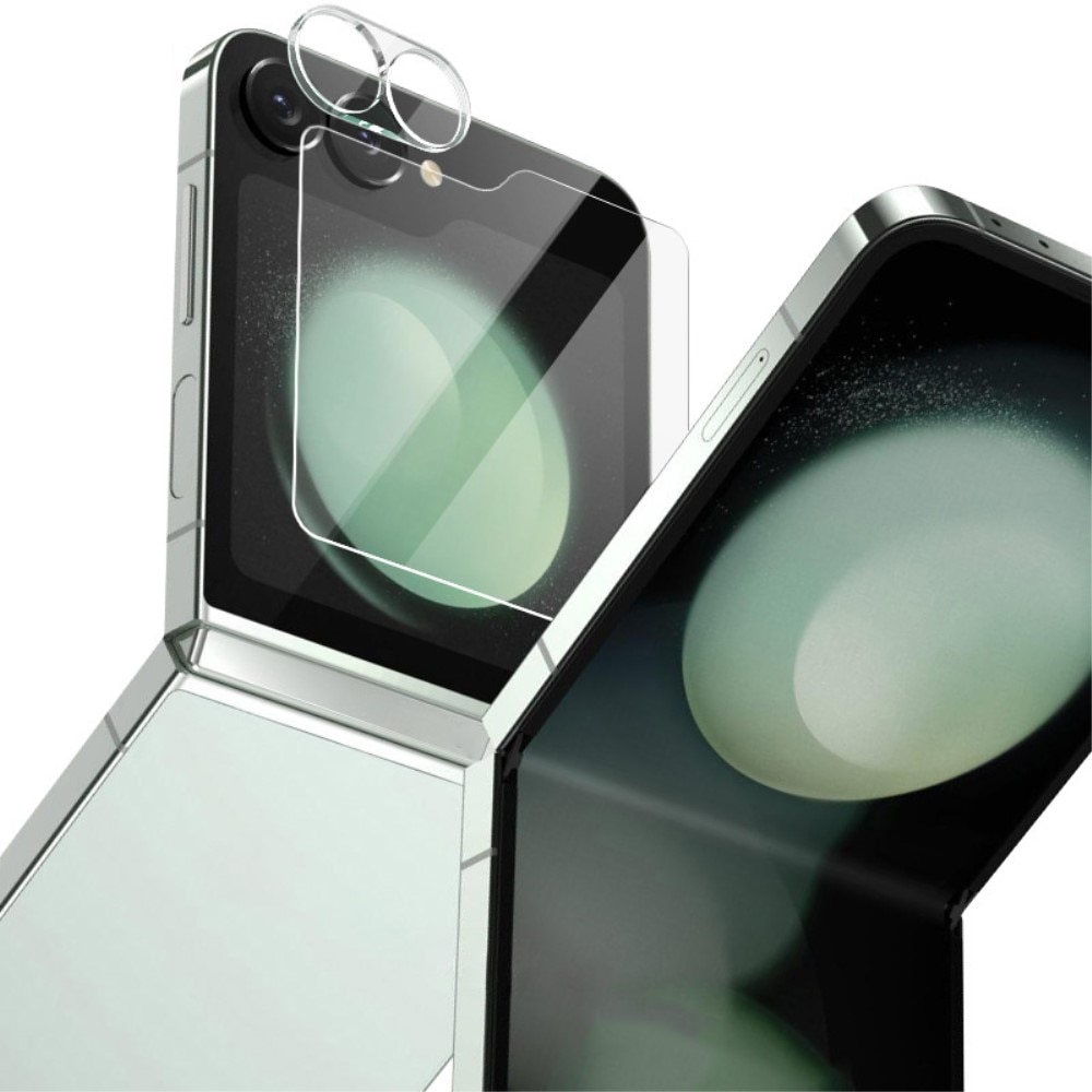 Hærdet Glas Linsebeskytter + Skærmbeskytter Samsung Galaxy Z Flip 6