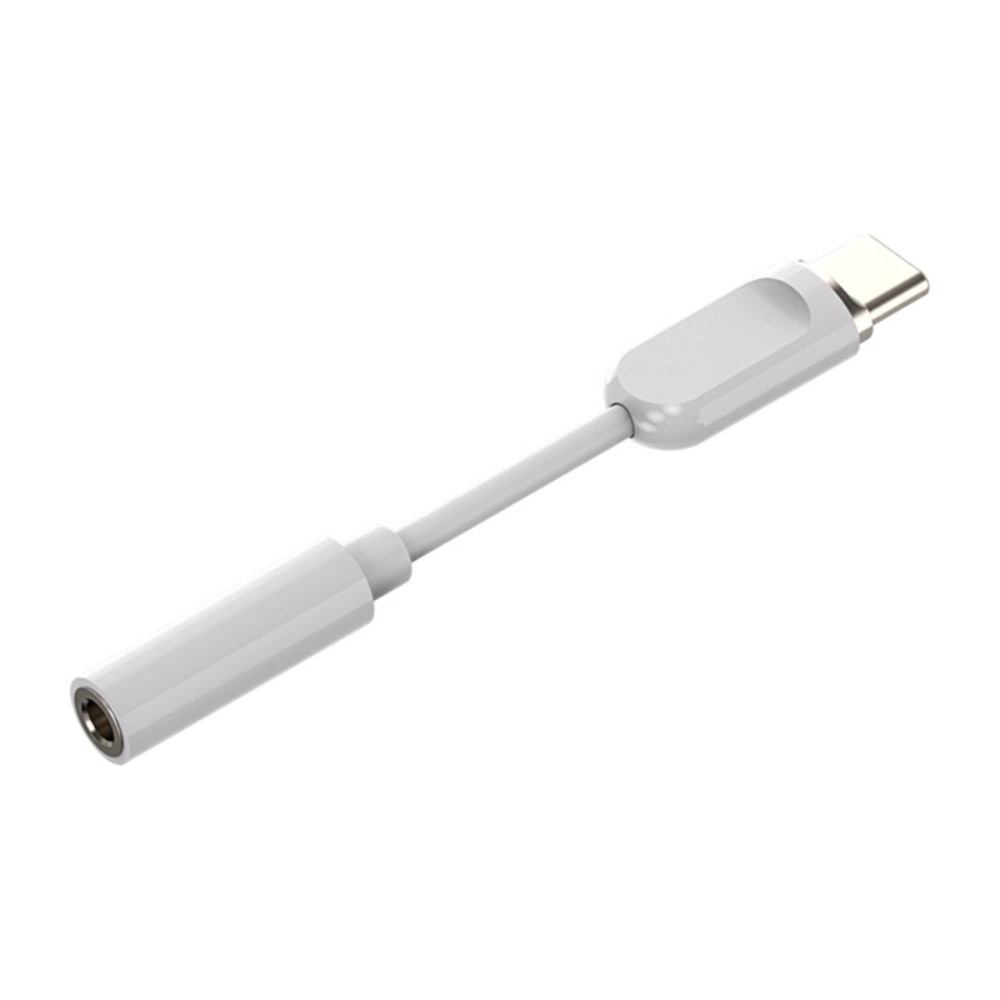 Høretelefonadapter USB-C til 3,5mm DAC hvid