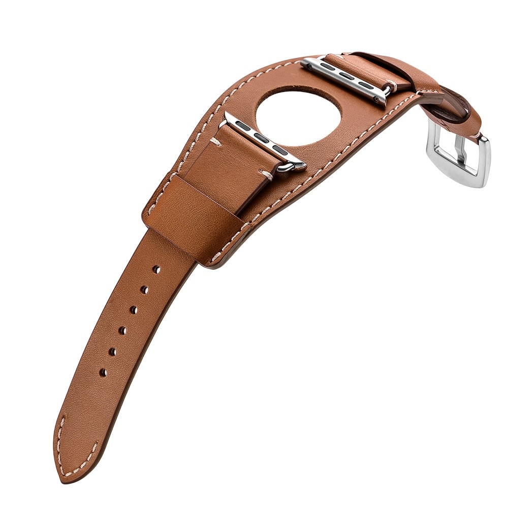 Brett Læderrem Apple Watch SE 44mm brun