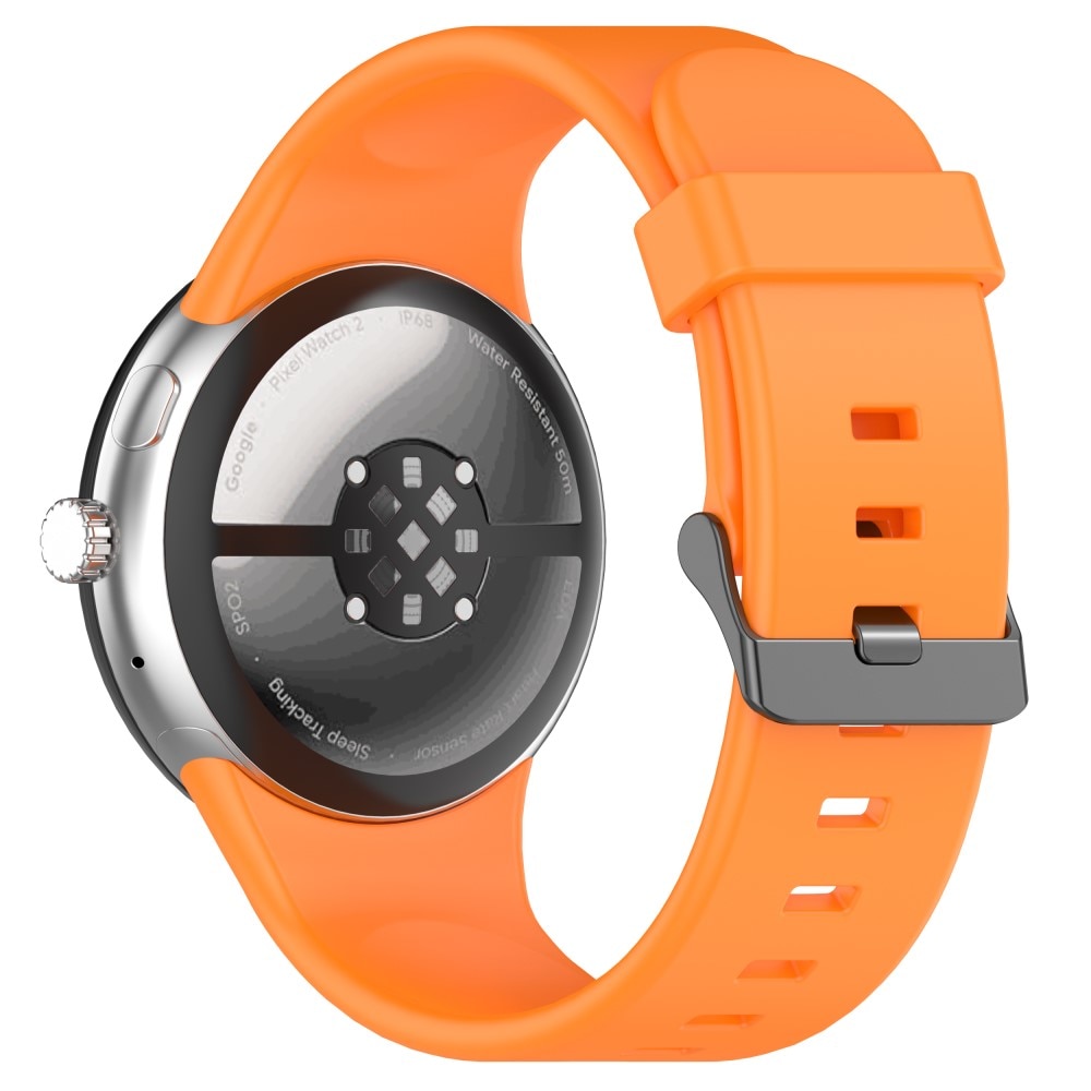 Rem af silikone til Google Pixel Watch 3 XL 45mm orange