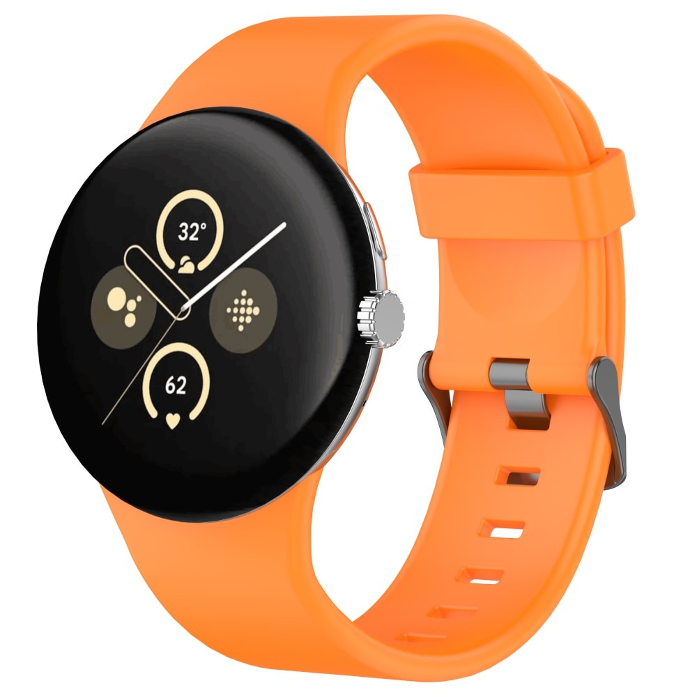 Rem af silikone til Google Pixel Watch 3 45mm Orange