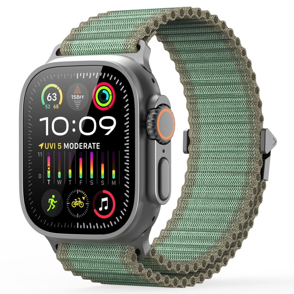 Active Nylon Armbånd Apple Watch SE 44mm grøn