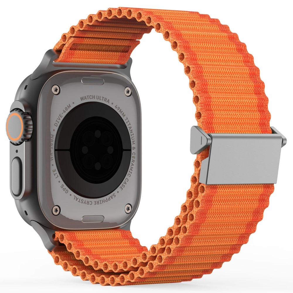 Active Nylon Armbånd Apple Watch Series 4-6 44mm orange