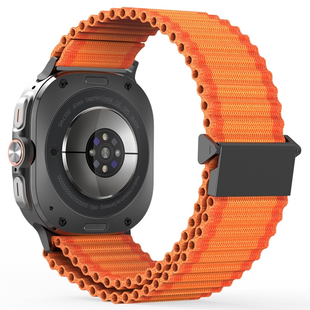 Active Nylon Armbånd Samsung Galaxy Watch Ultra 47mm Orange