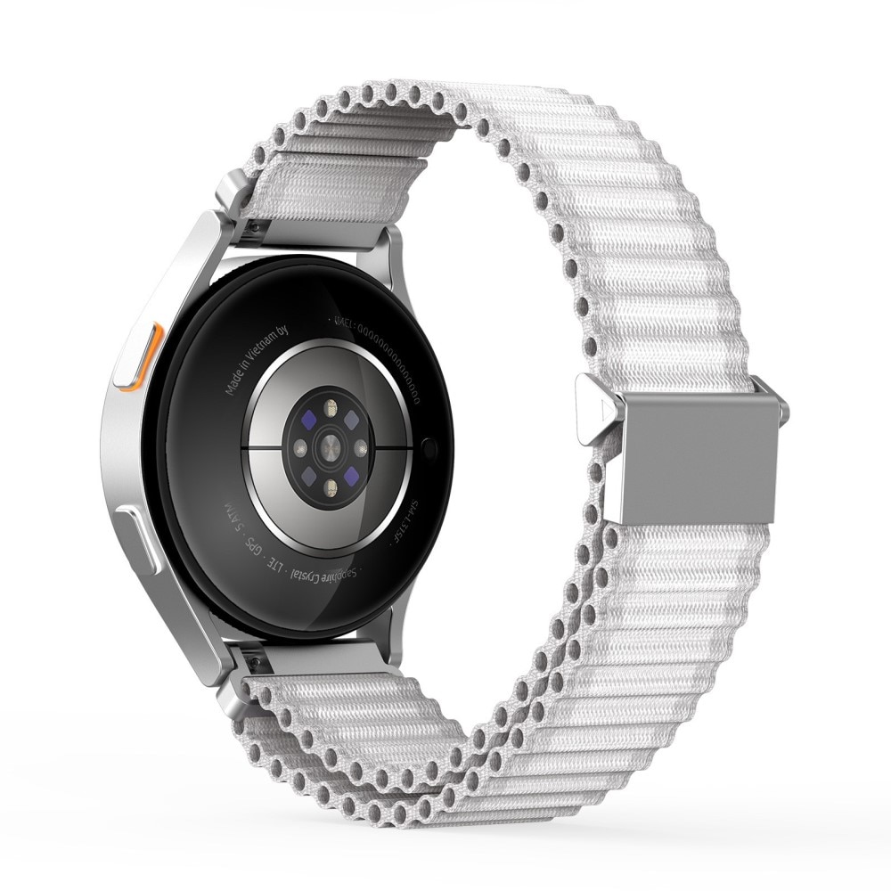 Active Nylon Armbånd Samsung Galaxy Watch 7 44mm hvid