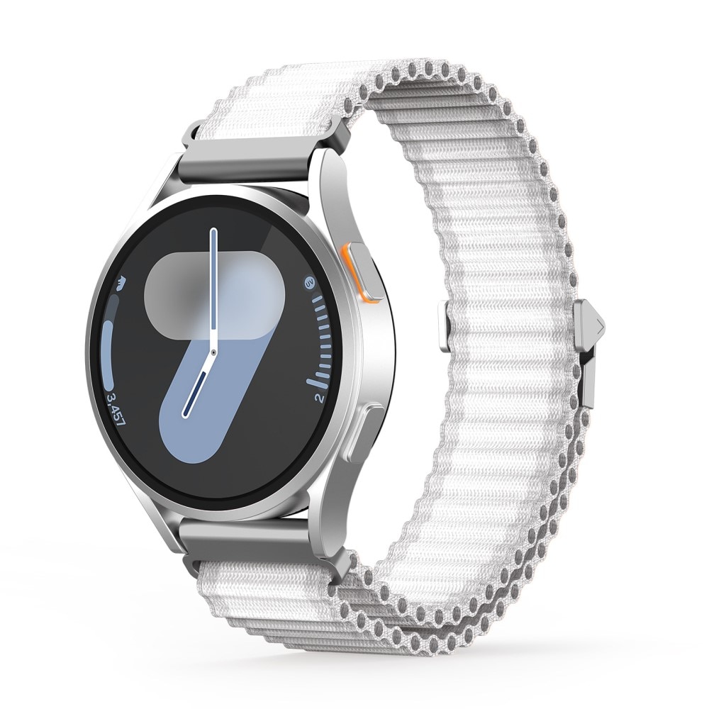 Active Nylon Armbånd Samsung Galaxy Watch 7 44mm hvid