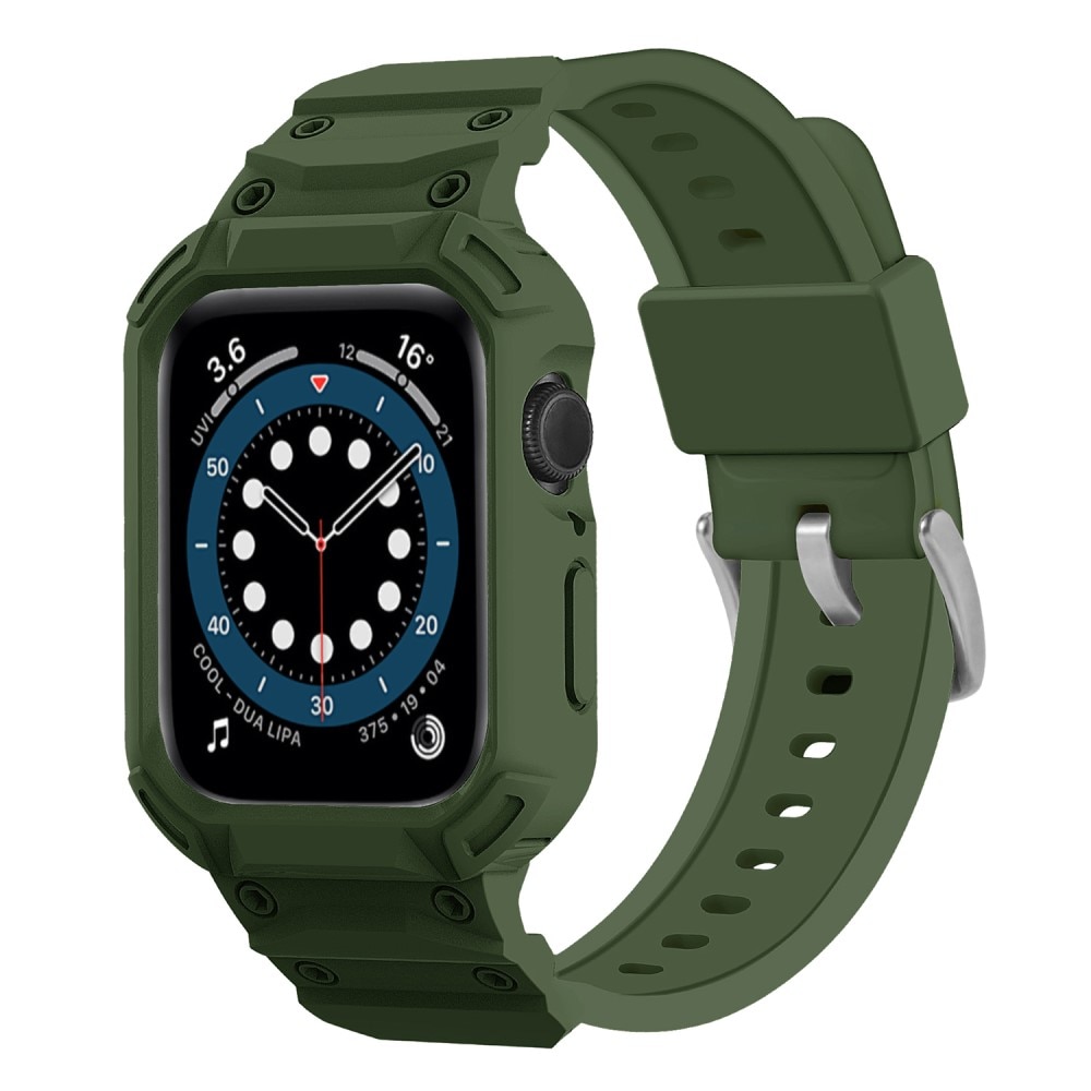 Apple Watch Series 10 46mm Adventure Cover + Armbånd mørkegrøn