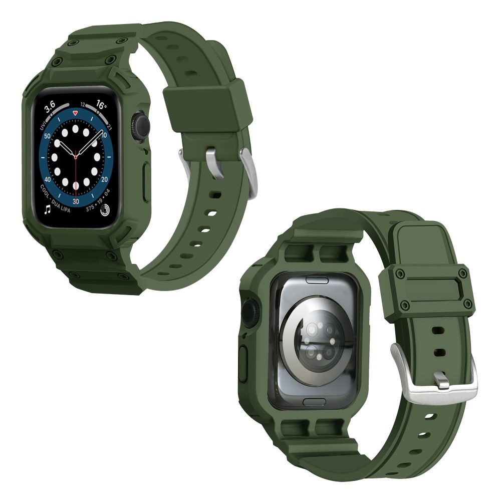 Apple Watch Series 10 46mm Adventure Cover + Armbånd mørkegrøn