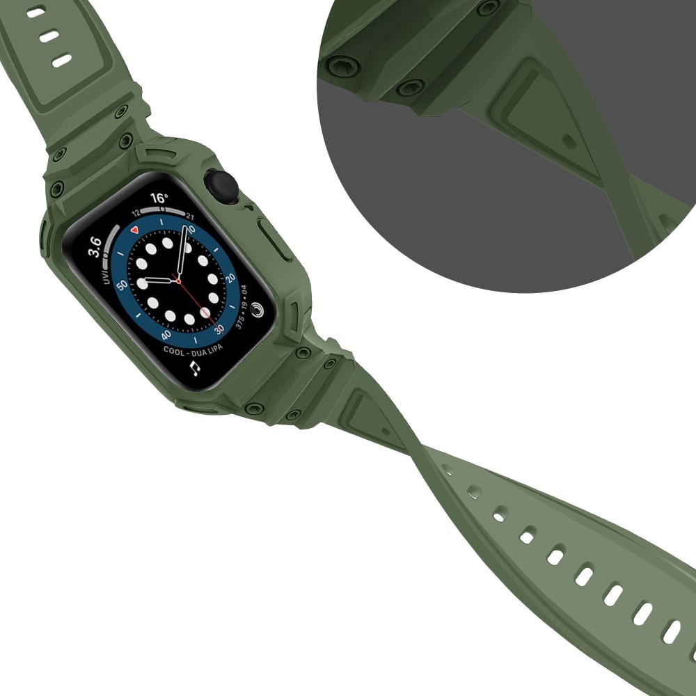 Apple Watch Series 10 46mm Adventure Cover + Armbånd mørkegrøn