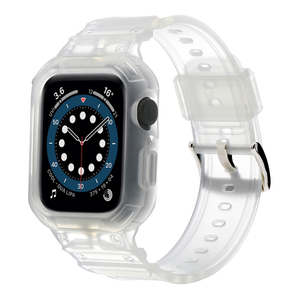 Apple Watch Series 10 46mm Adventure Cover + Armbånd gennemsigtig