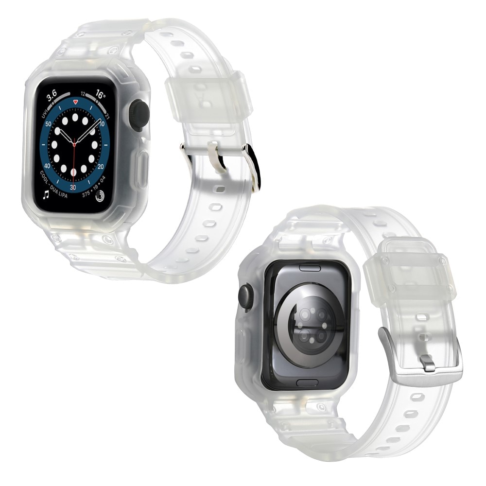 Apple Watch Series 10 46mm Adventure Cover + Armbånd gennemsigtig